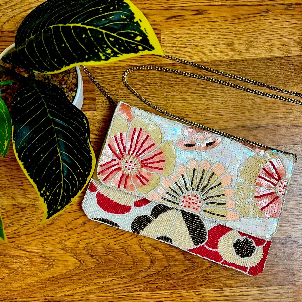 Gorgeous Beaded Handbag/ Clutch